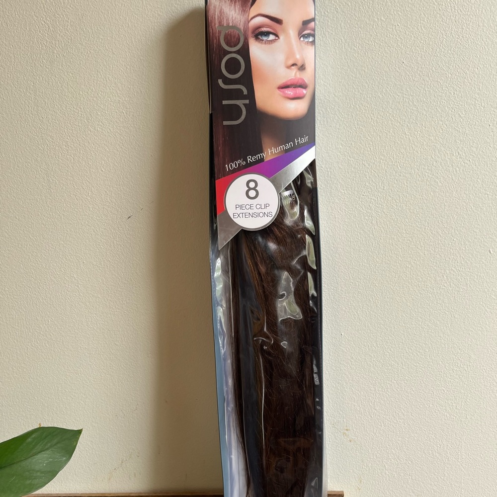Human hair extensions clip ins